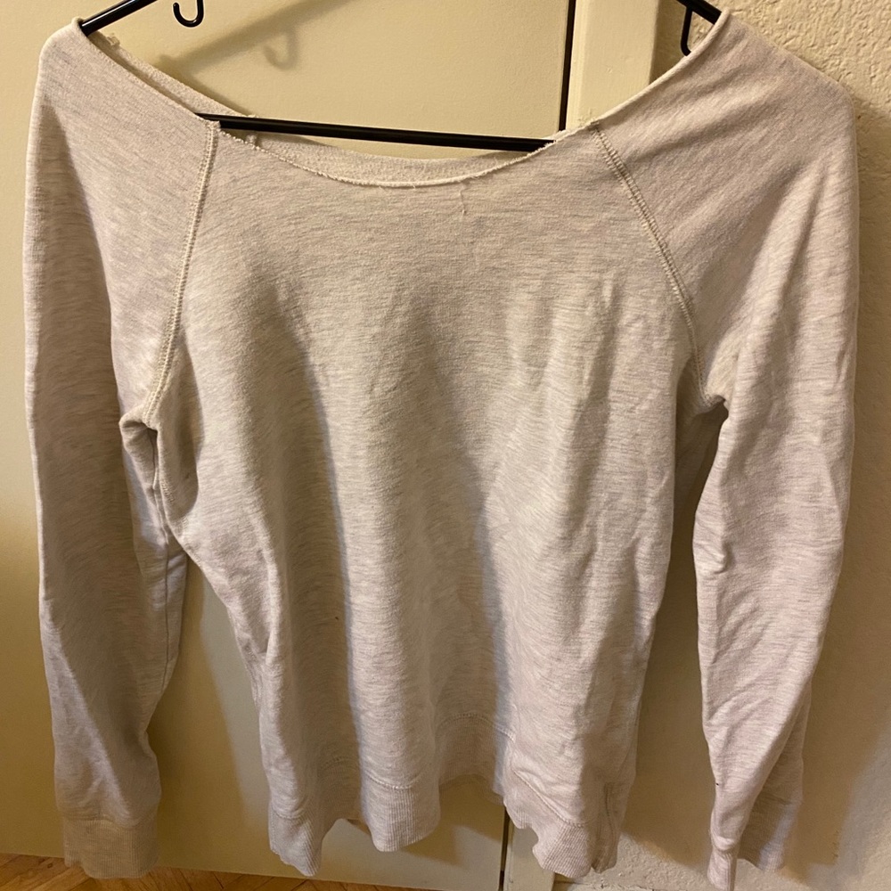 Over the shoulder sweater